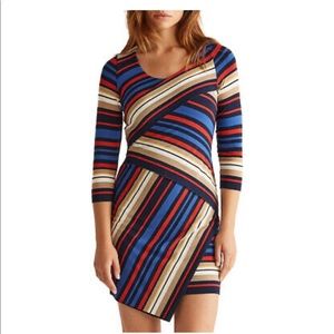 NWT Bailey44 Striped Tiered Dress Size Large